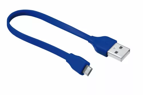 Trust 20140 Flat Micro-USB kábel 20cm kék