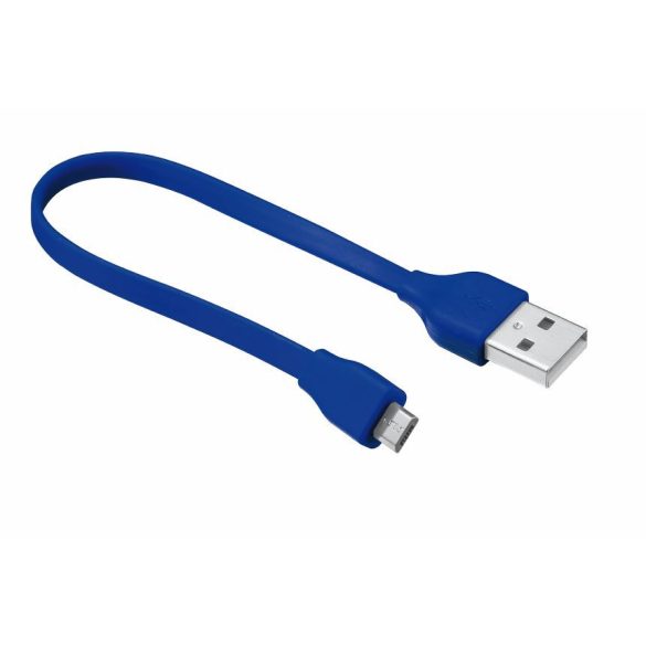 Trust 20140 Flat Micro-USB kábel 20cm kék