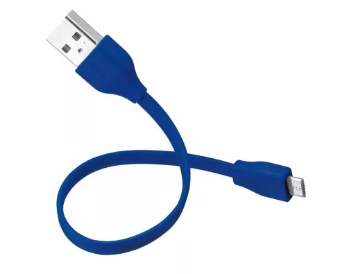 Trust 20140 Flat Micro-USB kábel 20cm kék