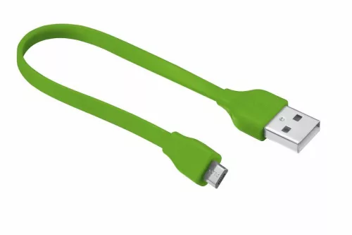 Trust 20142 Flat Micro-USB kábel 20cm lime