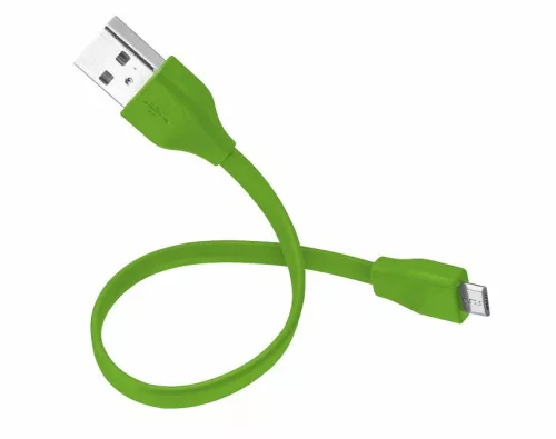 Trust 20142 Flat Micro-USB kábel 20cm lime