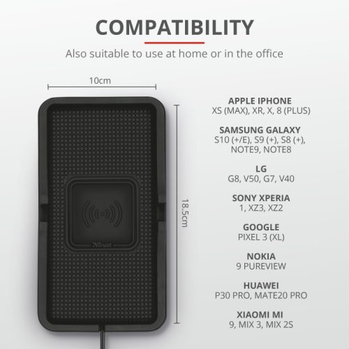 Trust Flexo vezeték nélküli telefon töltő (23286)