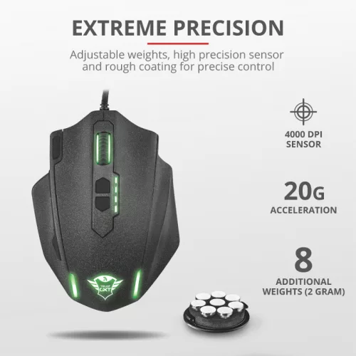 Trust GTX 155 Caldor Gamer egér (20411)