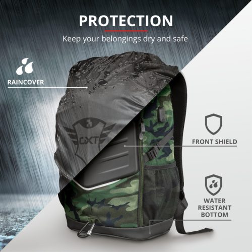 Trust GXT 1255 Outlaw notebook hatizsak 15,6" - zöld - (23302)