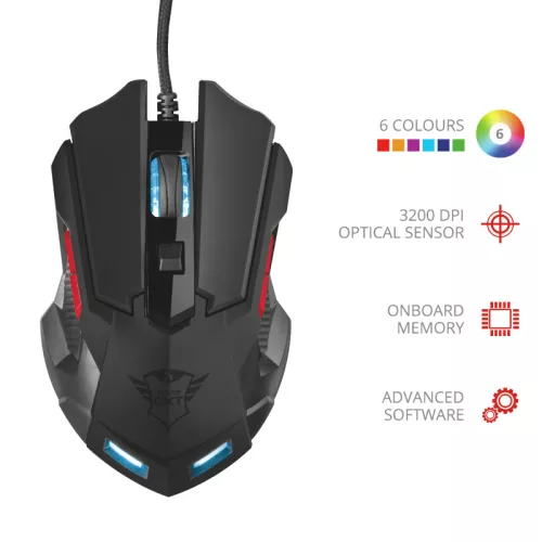 Trust GXT 148 Orna Gamer egér (21197)