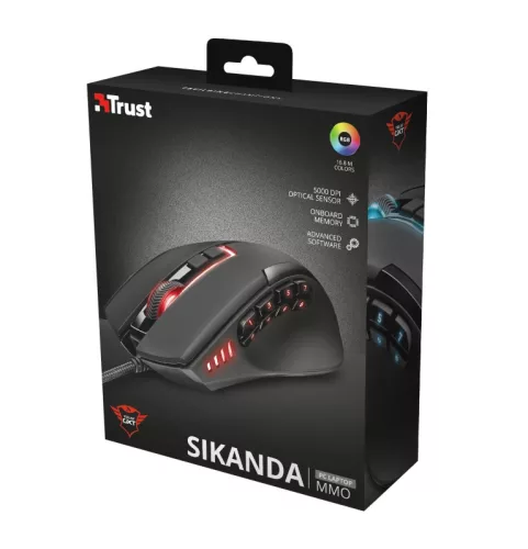 Trust GXT 164 Sikanda MMO Gamer egér (21726)