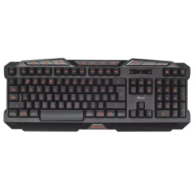 Trust GXT 280 színváltós világítós billentyűzet