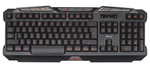 Trust GXT 280 színváltós világítós billentyűzet