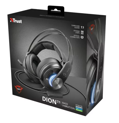 Trust GXT 383 Dion 7.1 Bass Vibration fejhallgató (22055)