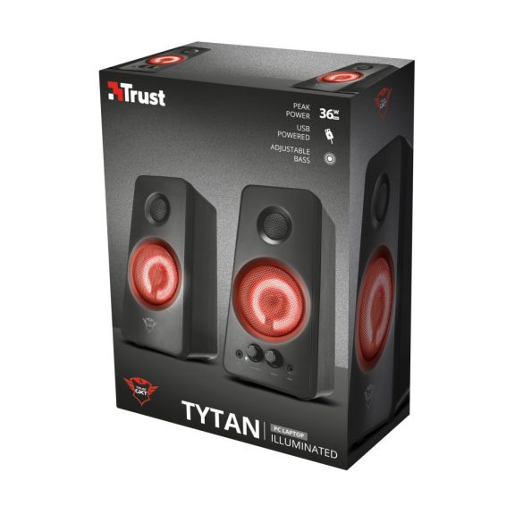 Trust GXT 608 Tytan 2.0 illuminated hangszóró (21202)
