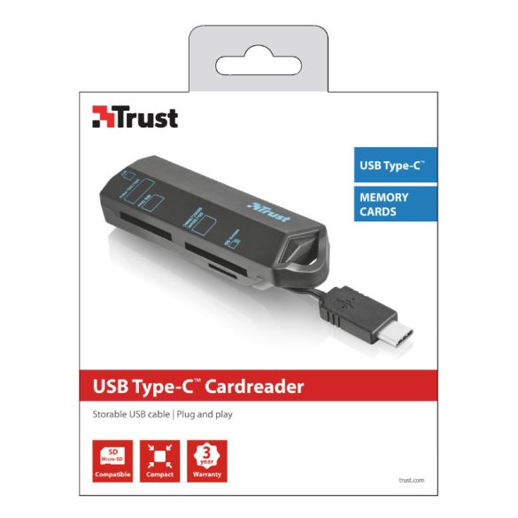 Trust Kártyaolvasó - USB-C  (20968)