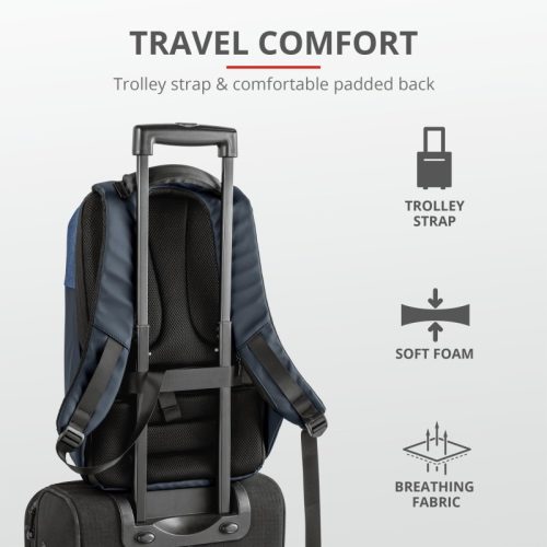 Trust Nox Anti-theft notebook hatizsak 16" - kek - (23307)