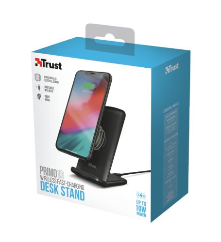 Trust Primo10 Fast Desk Stand vezeték nélküli telefon töltő (23325)