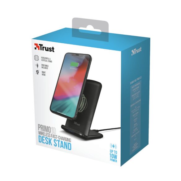Trust Primo10 Fast Desk Stand vezeték nélküli telefon töltő (23325)