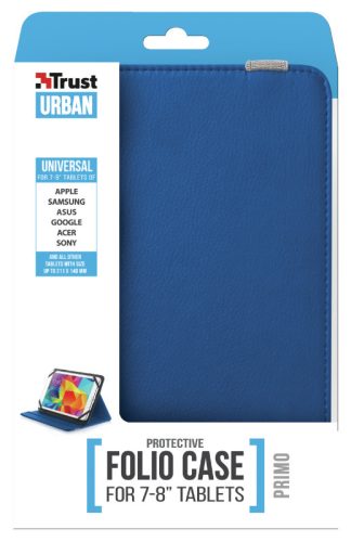 Trust Primo 7"- 8" tablet tartó tok - kék (20313)