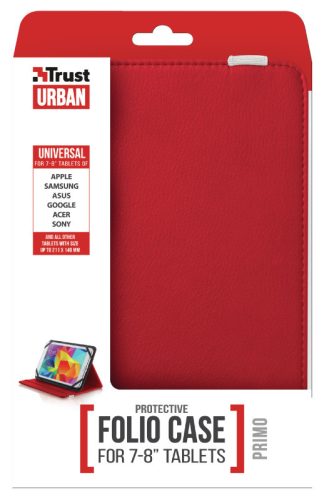 Trust Primo 7"- 8" tablet tartó tok - piros (20314)
