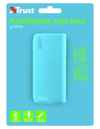 Trust Primo Powerbank Neon blue (22057)