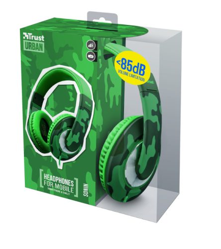 Trust Sonin Kids Jungle fejhallgató (22203)