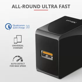 Trust Ultra fast QC3.0 telefon töltő (21818)