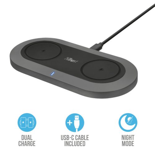 Trust YudoX2 Dual vezeték nélküli telefon töltő (22892)