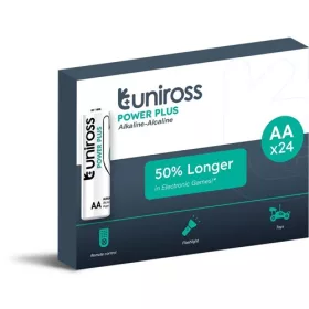   Uniross POWER PLUS LR6/AA tartós alkáli ceruza elem - 24db/csomag
