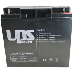   UPS MC18-12 12V 18Ah zselés ólom akkumulátor gondozásmentes