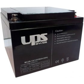  UPS MC28-12 12V 28Ah zselés ólom akkumulátor gondozásmentes