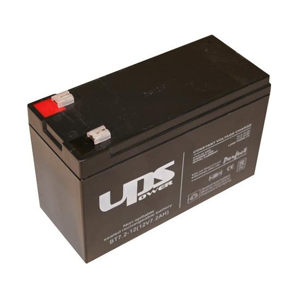 UPS BT7.2-12 12V 7.5Ah zselés ólom akkumulátor gondozásmentes