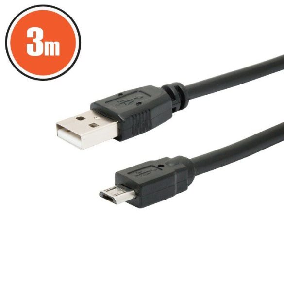 USB kábel 2.0 3m (20327)