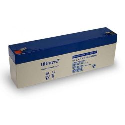   Ultracell UL2.4-12 12V 2.4Ah zselés ólom akkumulátor gondozásmentes