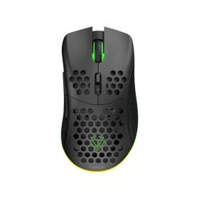   Vertux Egér - AMMOLITE (Wireless, Optikai, RGB LED, 500mAh, 16000 dpi, fekete)