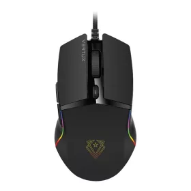   Vertux Egér - ARGON (Vezetékes, Optikai, RGB LED, 6 gomb, 6400 dpi, fekete)