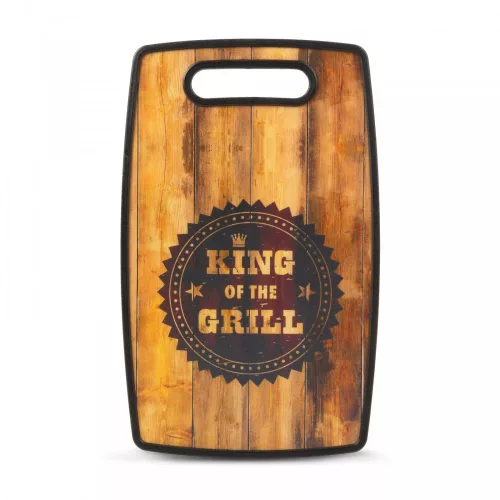 Vágódeszka BBQ 3 féle design - 37x23cm (57205B)