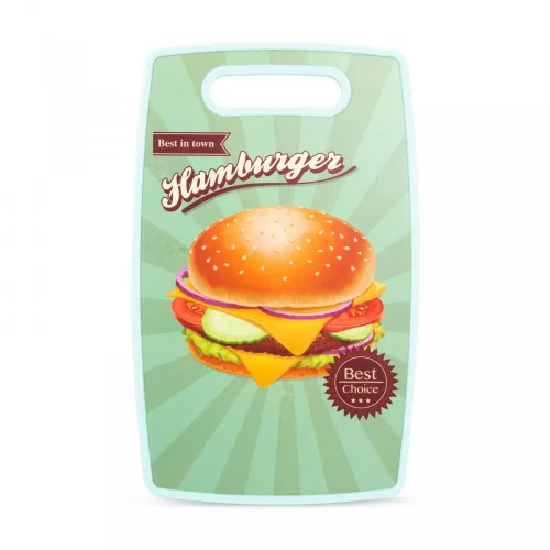 Vágódeszka BBQ 3 féle design - 37x23cm (57205B)