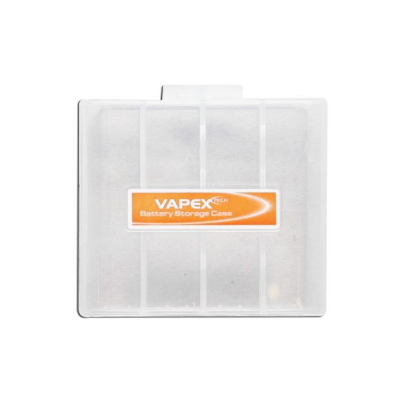Vapex Műanyag tartó 4 db AA vagy AAA méretű akkumulátorhoz vagy elemhez