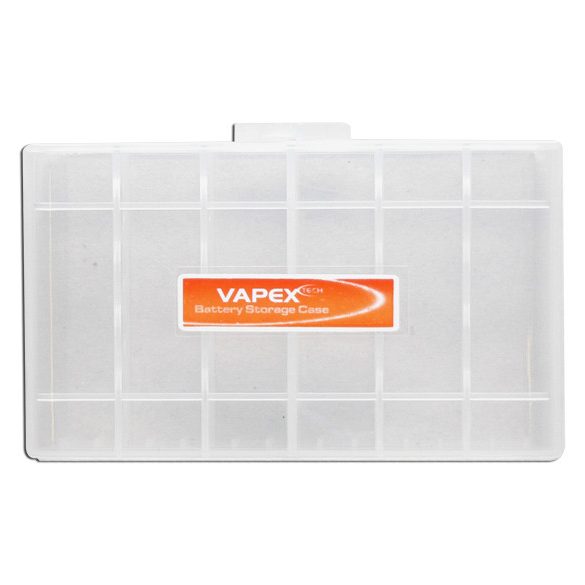 Vapex Műanyag tartó 6 db AA vagy AAA méretű akkumulátorhoz vagy elemhez