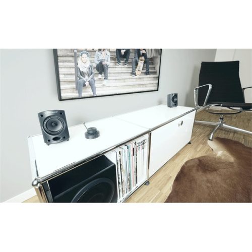 WAVEMASTER 66202 wavemaster hangszóró 2.1 - moody (65w rms, fa mélynyomó, 3,5mm jack, rca, fekete)