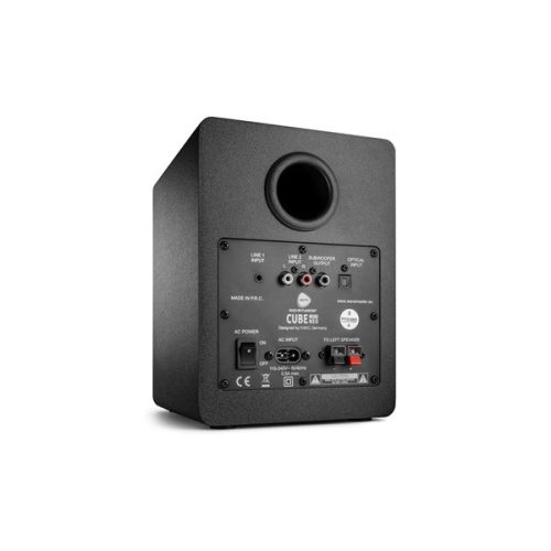 WAVEMASTER 66370 wavemaster hangszóró 2.0 - cube mini neo black (36w rms, bluetooth, 3,5mm jack, rca, toslink, távírányító, fekete)