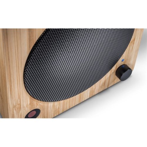 WAVEMASTER 66372 wavemaster hangszóró 2.0 - cube mini neo bamboo (36w rms, bluetooth, 3,5mm jack, rca, toslink, távírányító, bambusz)