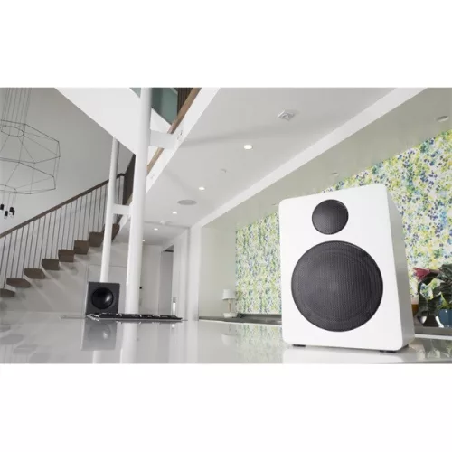 WAVEMASTER 66381 wavemaster hangszóró 2.0 - cube neo white (50w rms, bluetooth, 3,5mm jack, rca, toslink, távírányító, fehér)