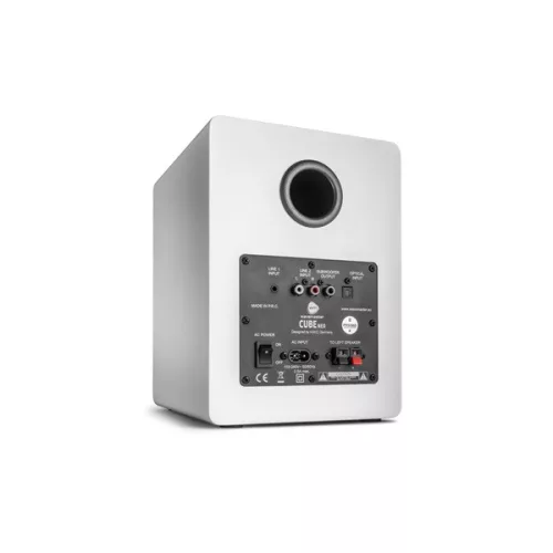 WAVEMASTER 66381 wavemaster hangszóró 2.0 - cube neo white (50w rms, bluetooth, 3,5mm jack, rca, toslink, távírányító, fehér)