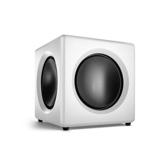 WAVEMASTER 66401 wavemaster aktív mélynyomó - fusion white (125w rms, rca, fehér)