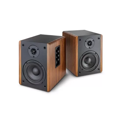 WAVEMASTER 66500 wavemaster hangszóró 2.0 - base (30w rms, bluetooth, rca, barna fa és szürke)