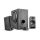 WAVEMASTER 66503 wavemaster hangszóró 2.1 - mx3+ (50w rms, fa mélynyomó, 3,5mm jack, rca, fekete)