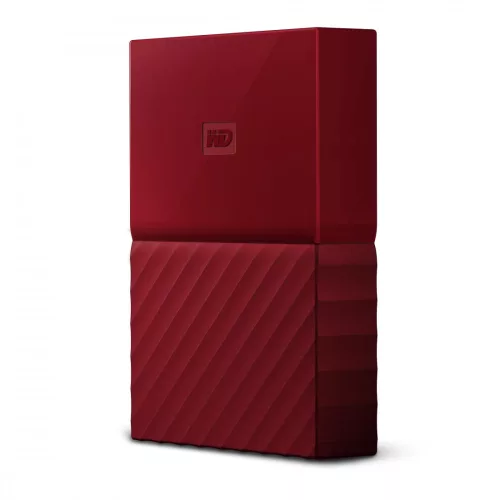 WD My Passport 2.5" HDD 4TB, USB 3.0, piros (184882)