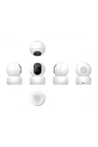 WOOX R4040 woox smart home 360°-os beltéri kamera - r4040 (1920x1080, mozgásérzékelés, beépített mikrofon, hangszóró, wi-fi)