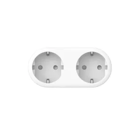   WOOX R6073 woox smart home kettős dugalj - r6073 (16a, 230v, wi-fi, távoli elérés)