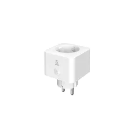   Woox Smart Home Dugalj - R6087 (időzítő, hangvezérlés, Wi-Fi, távoli elérés, fehér, Schucko)