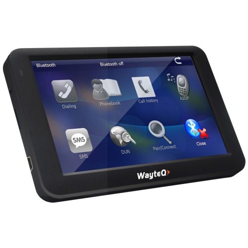 WayteQ X985BT GPS navigáció (térkép nélkül)