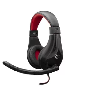   White Shark GH-2040 SERVAL gamer headset mikrofonnal - Fekete/Piros